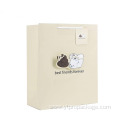 Personalized Printed luxury gift kraft paper shopping bag